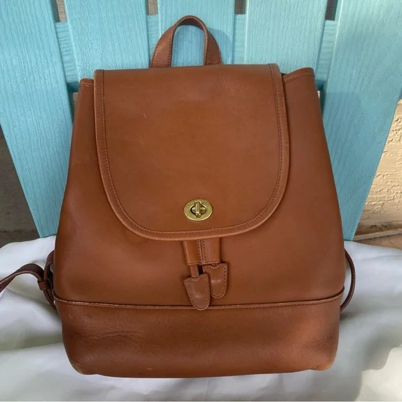 Coach | Bags | Coach Vintage Day Pack 979 Brown Leather  display picture 3